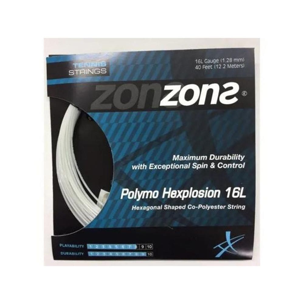 Corda Zons Hexplosion 16L 1.28Mm Preta - Set Individual