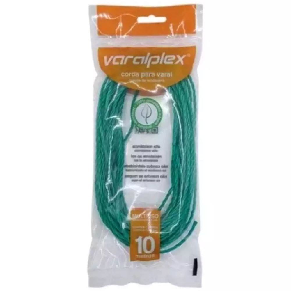 Corda para Varal Verde VaralPlex 10 Metros 3,0mm