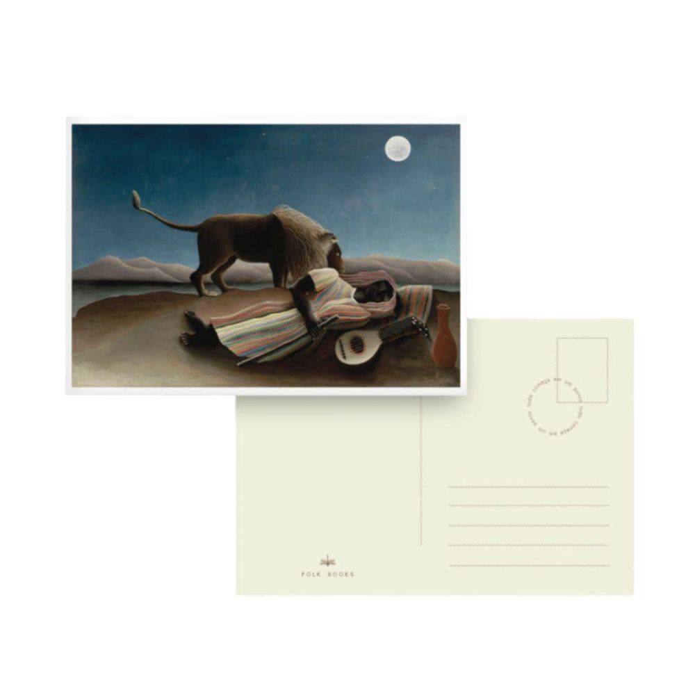 Cartao Postal Folk Books 11,5X16,5Cm - A Cigana Adormecida