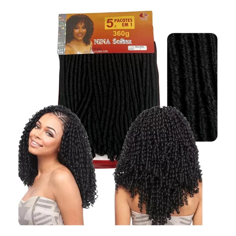 2X Cabelo Nina Softex Pacotão 360 Gr  Crochet Braid