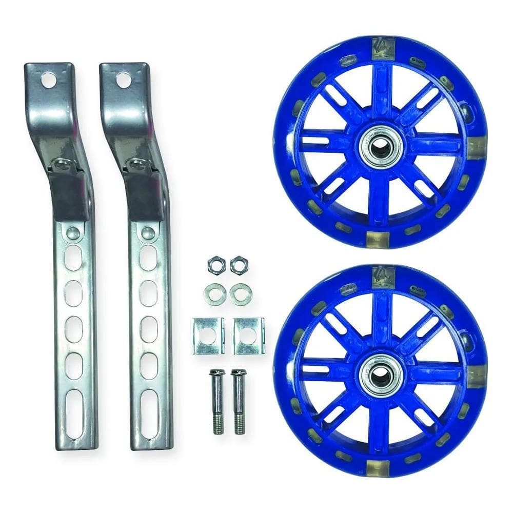 2X Rodinha Bicicleta Regulavel 14 A 20 Reforçada Com Rolamen