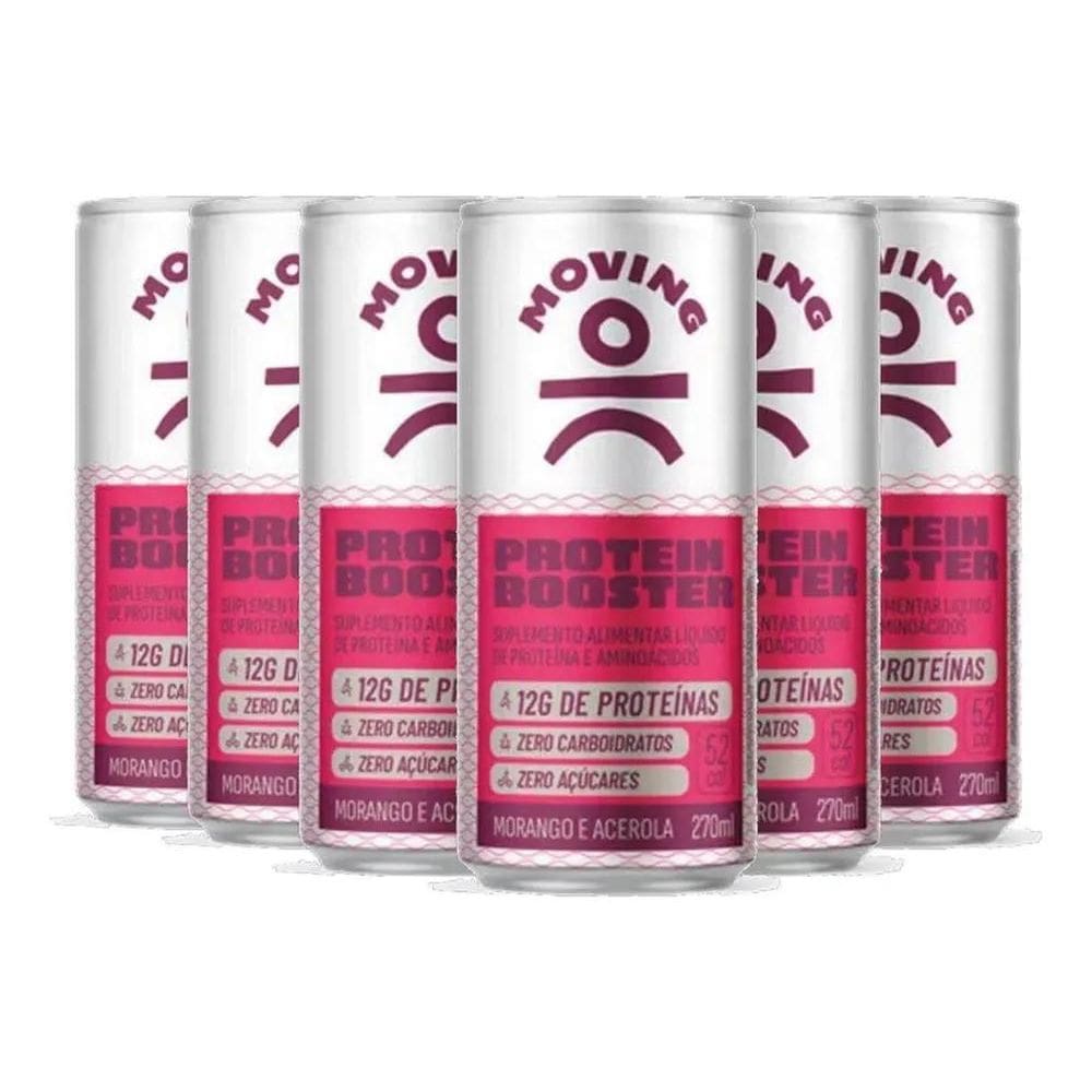 2X Suplemento En Lata Moving Protein Booster Proteínas Sabor