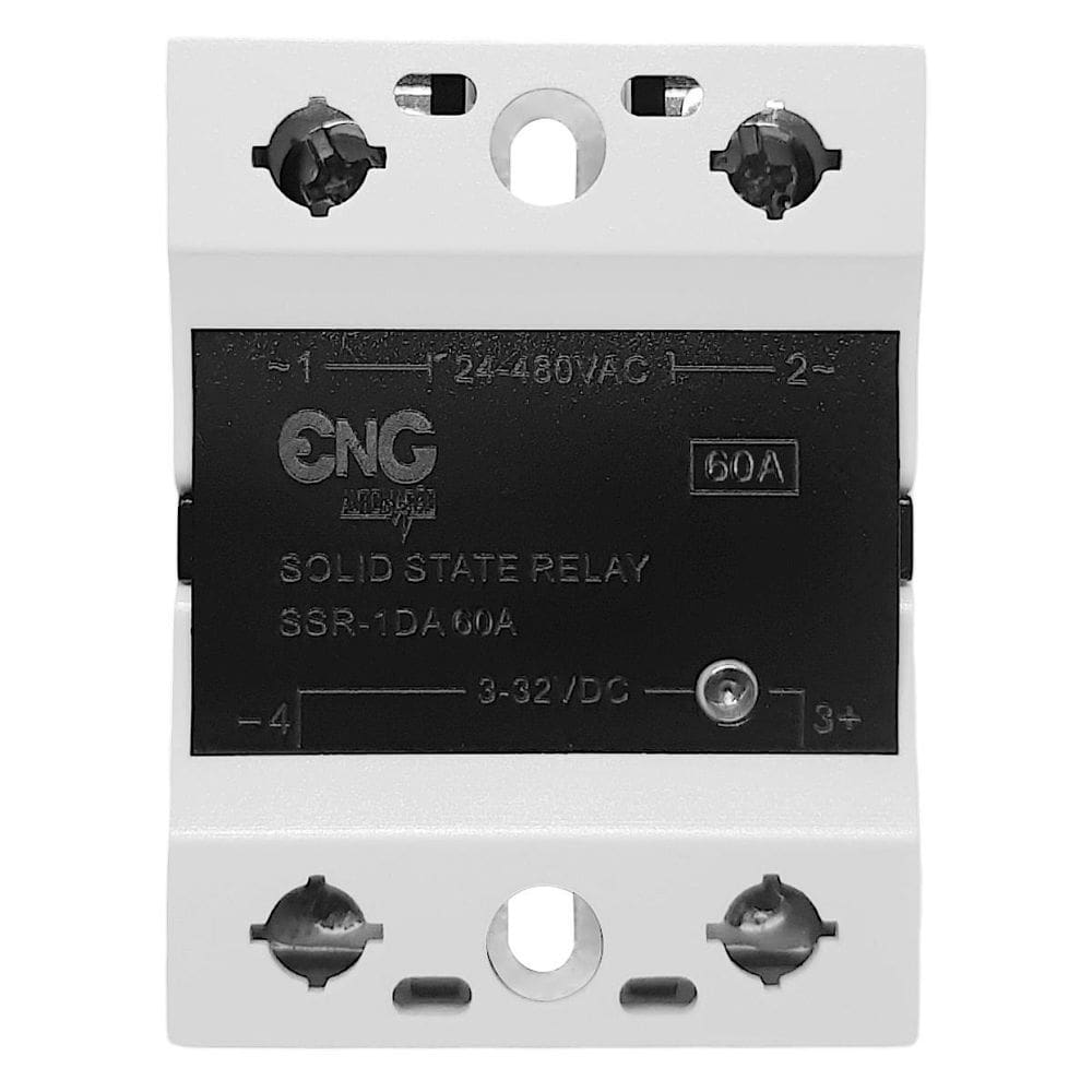 Rele De Estado Sólido 60A Entrada 3-32Dc Saída 24-480Vac