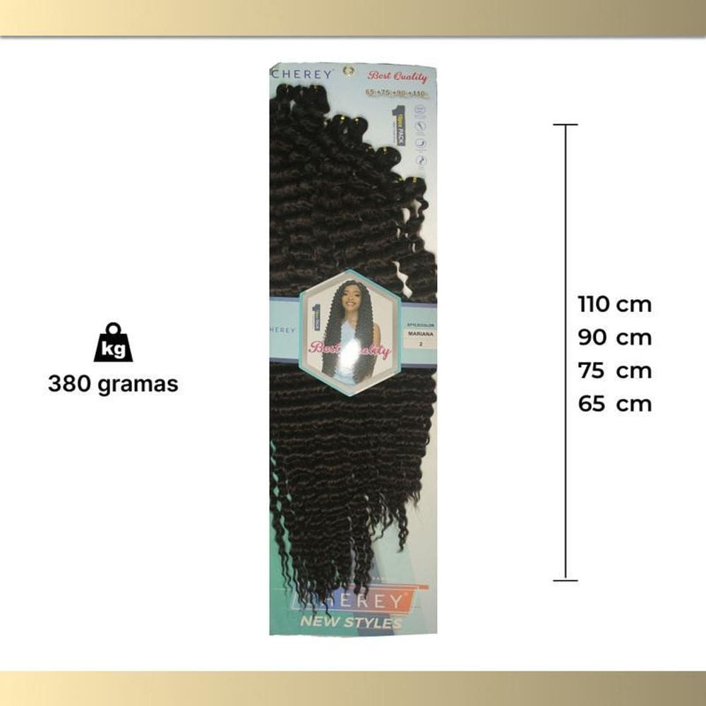 Cabelo Orgânico Mariana 380G Para Crochet Braid