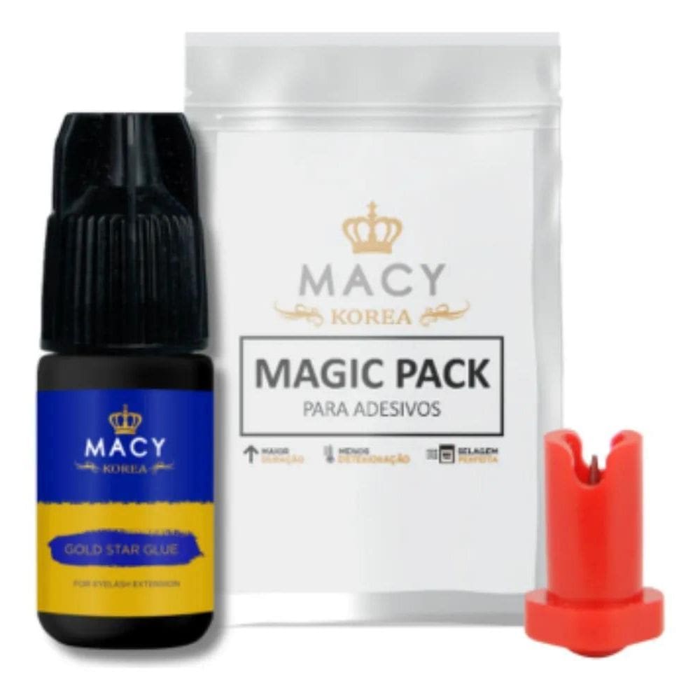 2X Cola Macy Gold 3Ml Para Alongamento De Cílos