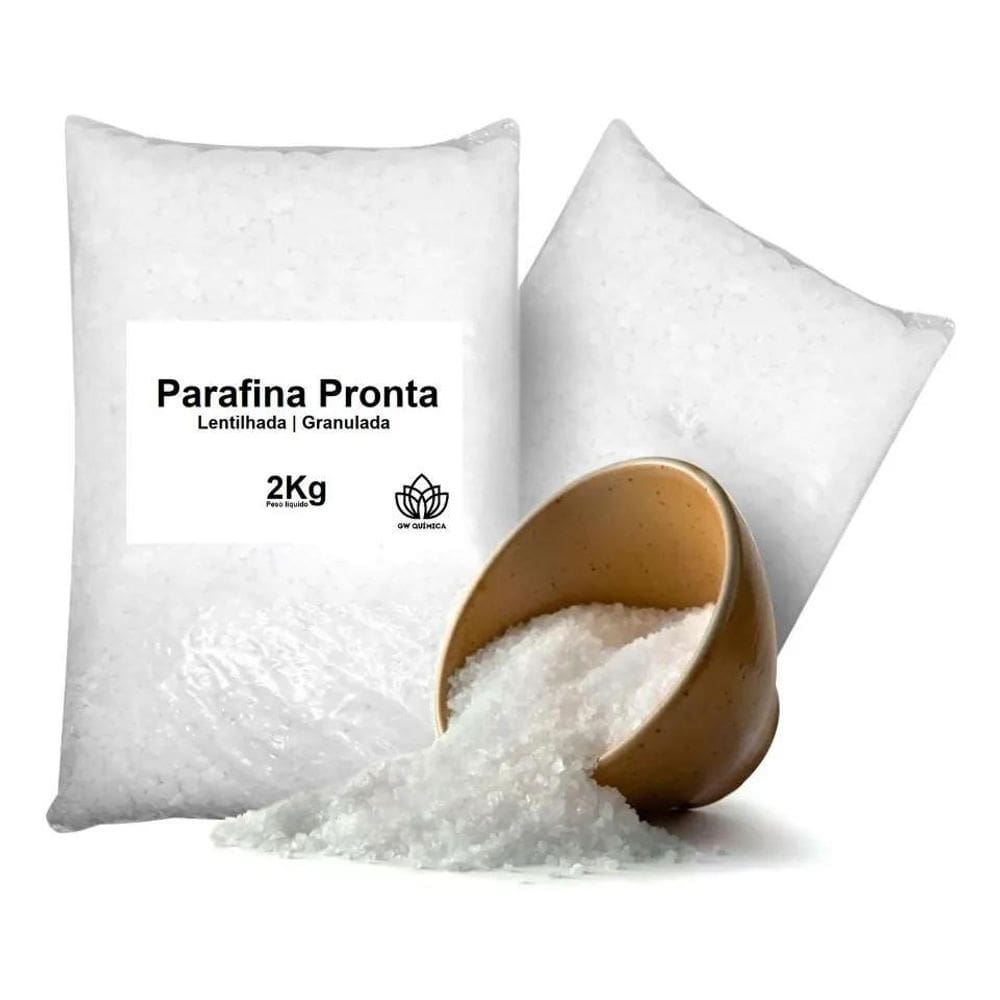 2X Parafina Lentilha Para Velas 2Kg 140/145 -