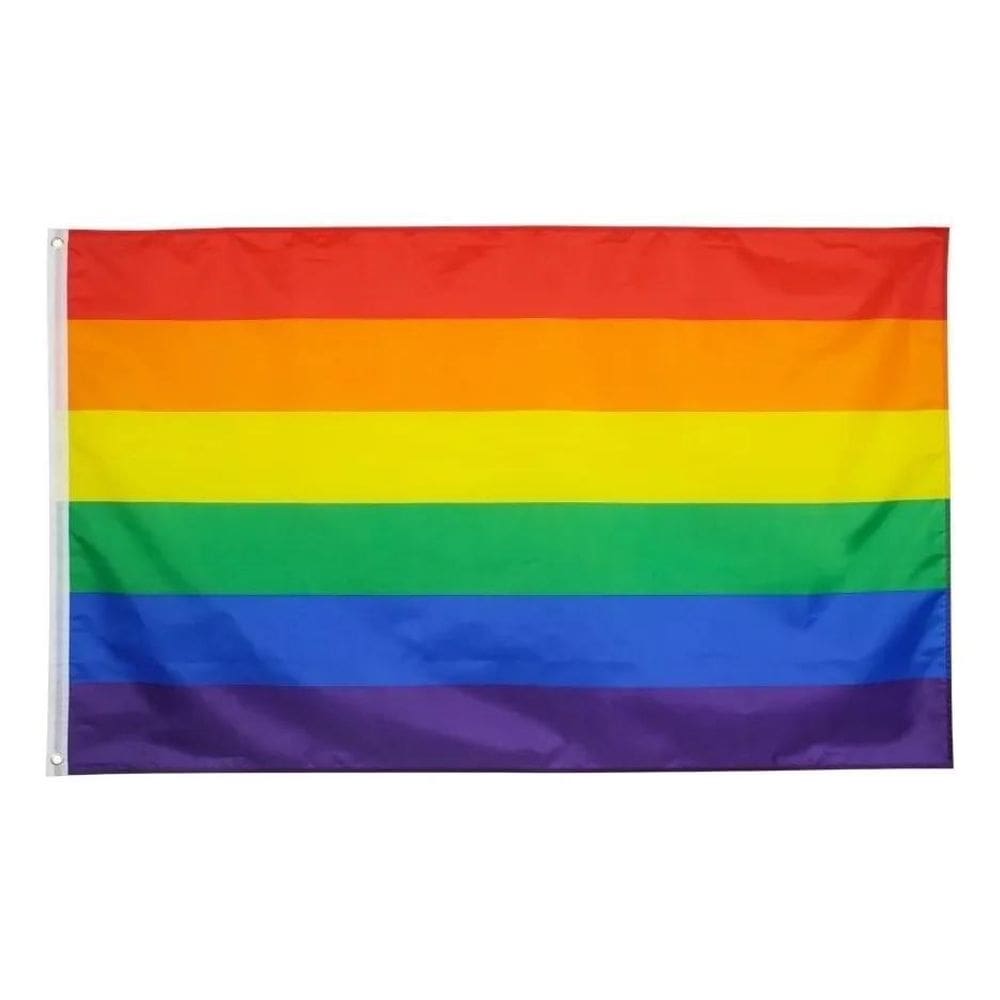 2X Bandeira Lgbt Parada Gay Arco Iris Grande Colorida 150X90