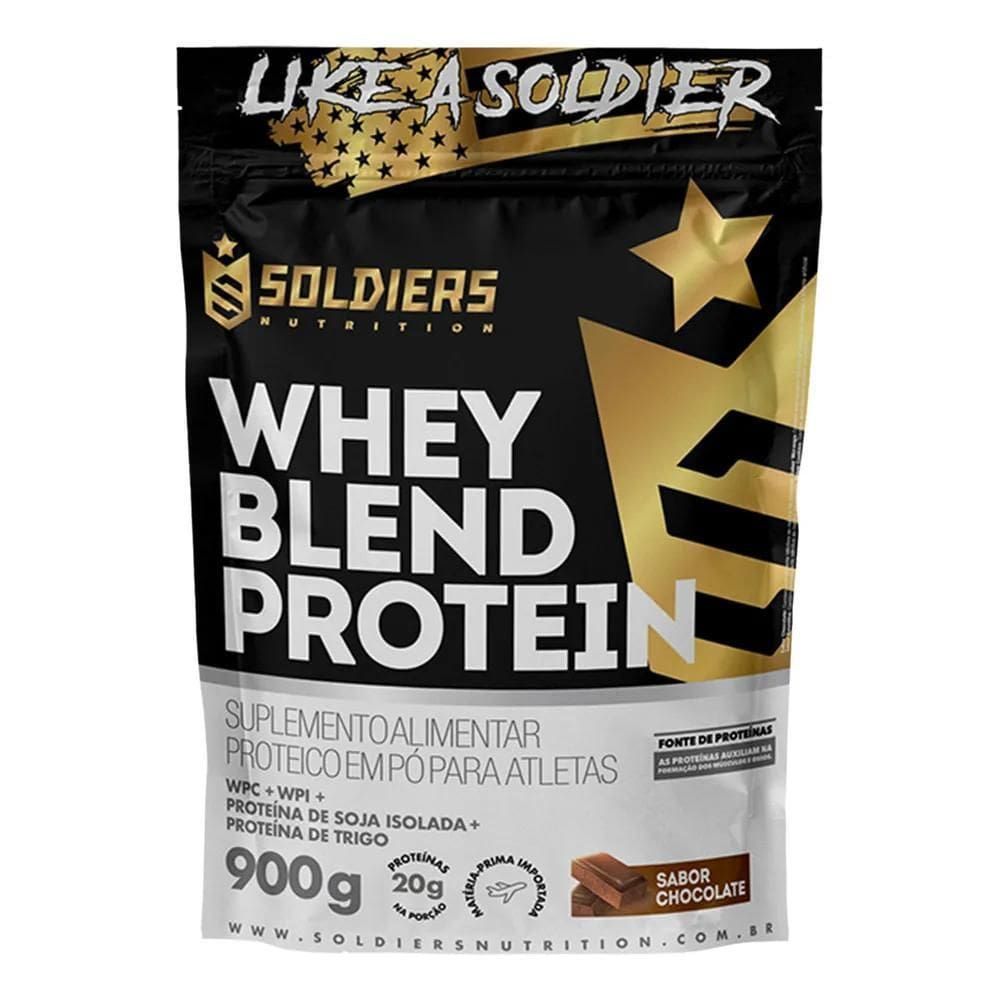 2X Whey Blend Protein Concentrado E Isolado 900G Sabor Choco