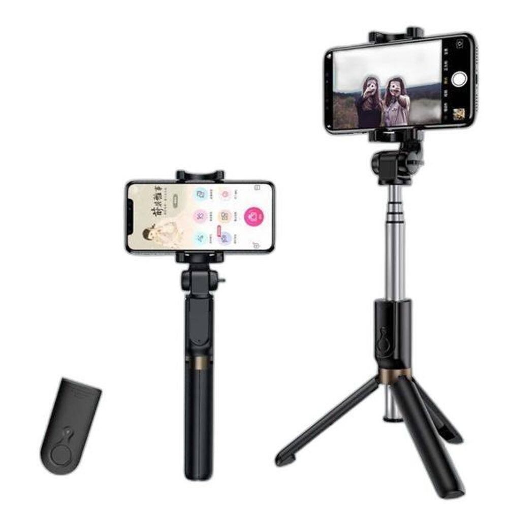 Bastão Selfie Bluetooth ROCK 3 em 1 - Extensível 70cm