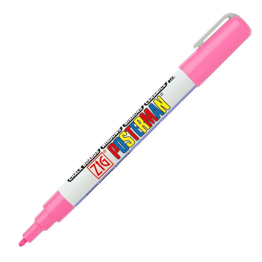 Caneta Marcador Zig Posterman Fine Pma-20 Fluor Pink
