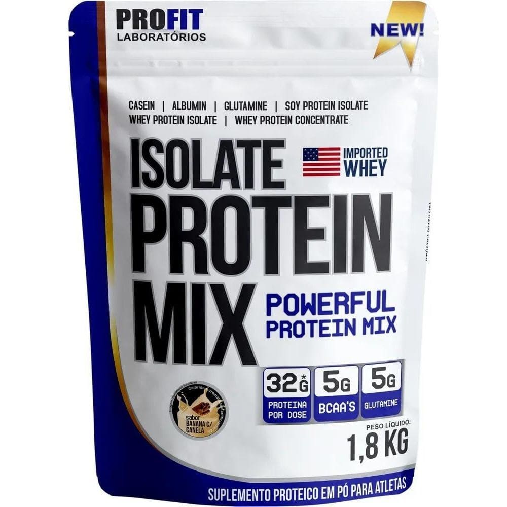 2X Profit Labs - Isolate Protein Mix Refil 1,8Kg Sabor Banan