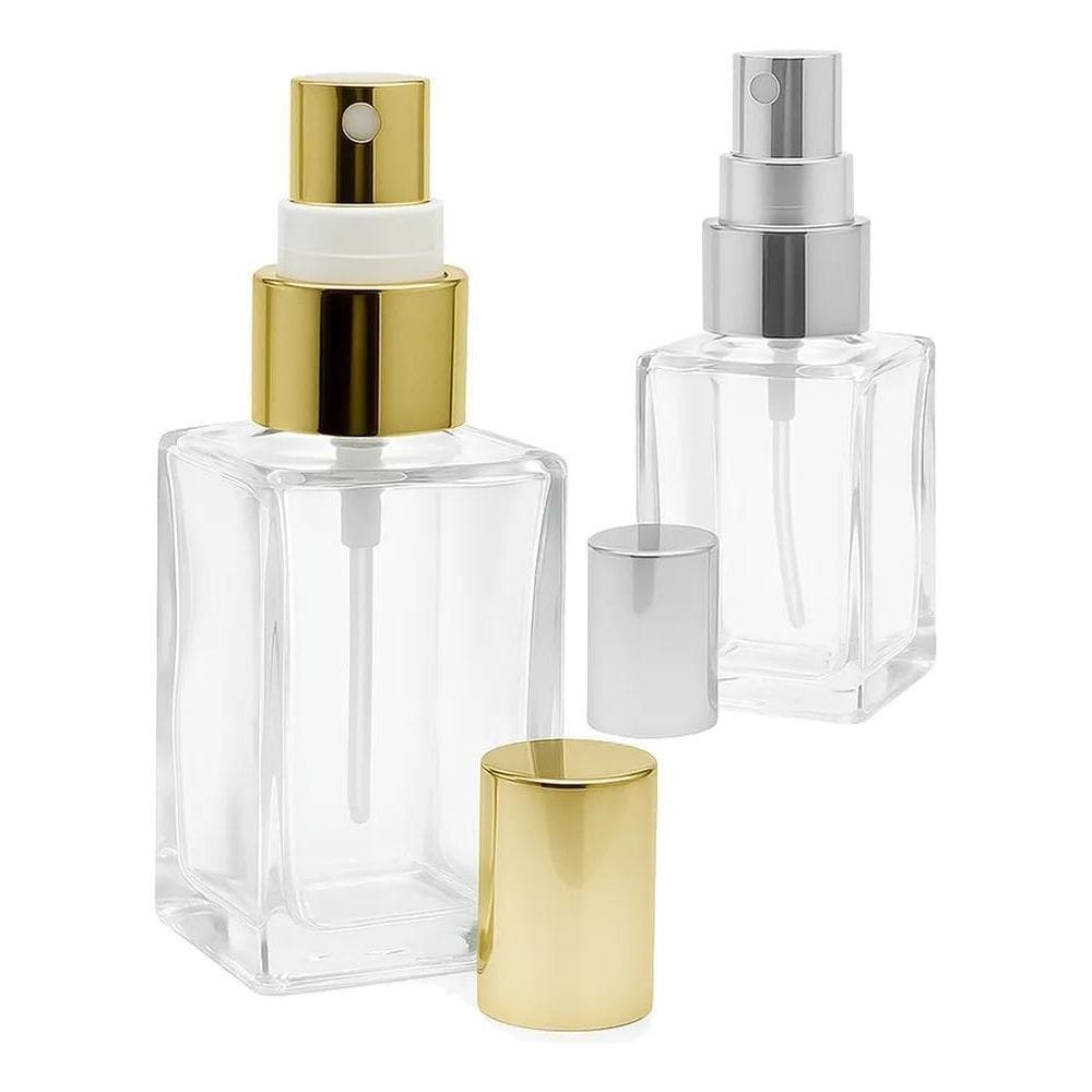 2X 10 Frascos 30Ml Vidro Borrifador Válvula Spray Luxo Perfu