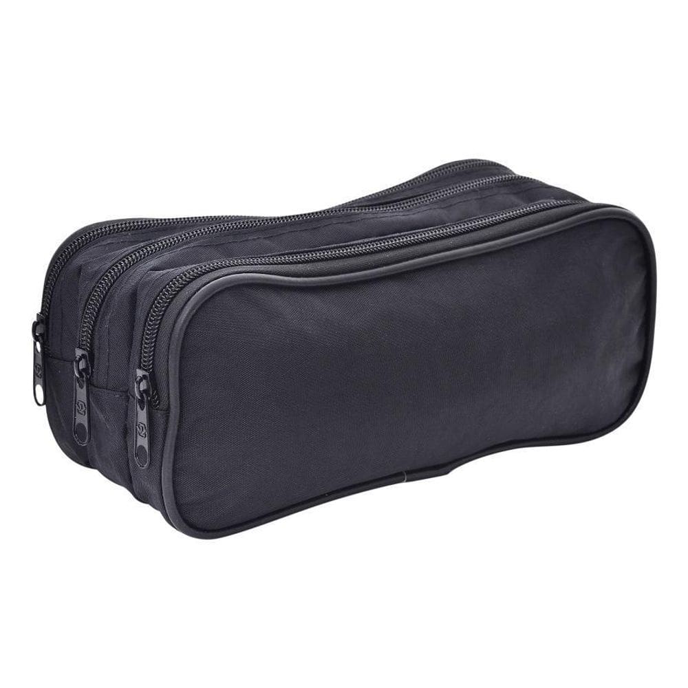 Estojo Multiuso All Black Triple Nylon 21X9X11Cm