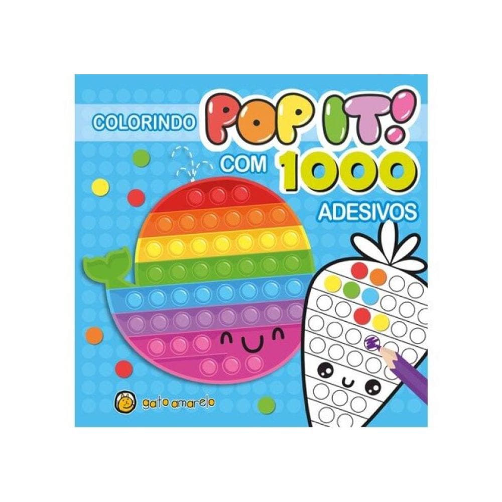 Colorindo Pop It - Baleia