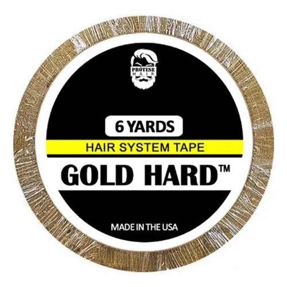 2X Fita Amarela Hard Super Dupla Face Prótese Capilar Prime