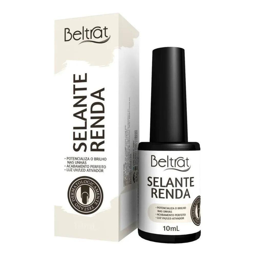 2X Selante De Unha Beltrat Renda Branco Translúcido 10Ml Cor