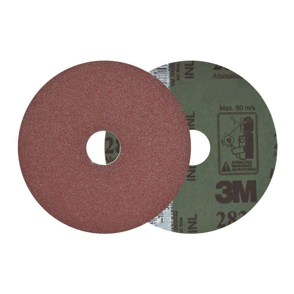 10 Discos Lixa/Fibra 3M 283C 4P 115mm 4,5P P36