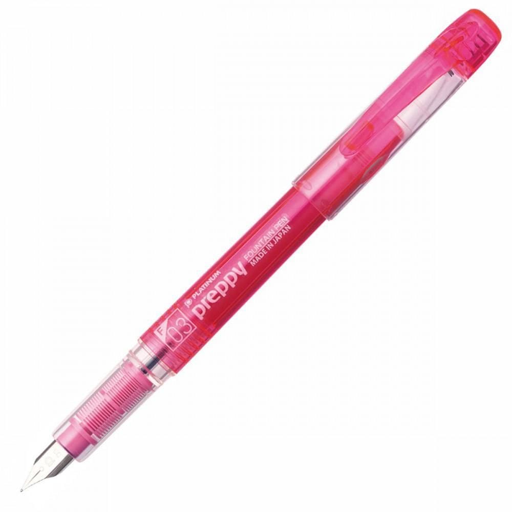 Caneta Tinteiro Platinum Preppy F 03 Rosa