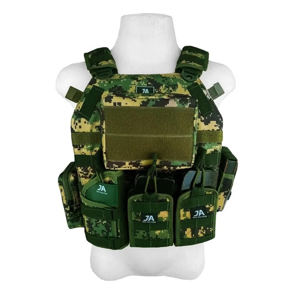 2X Capa De Colete Modular Plate Carrier + 9 Acessório