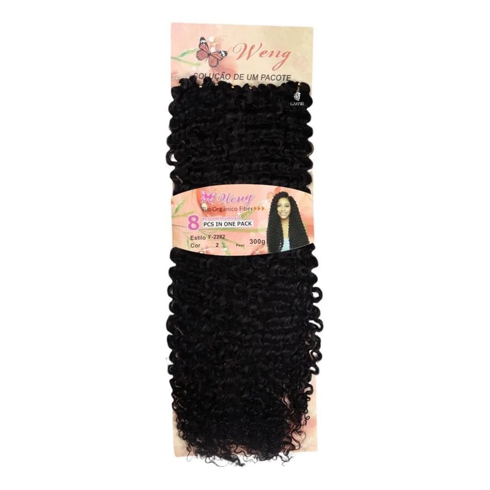 2X Cabelo Weng Organico Para Alongamento Em Crochet -Cor Cas