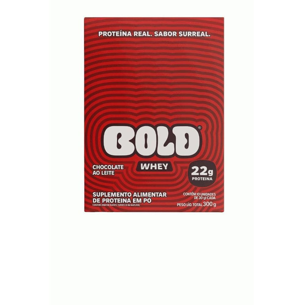 Bold Whey Display 10 Unid De 30G - Sabor: Chocolate Ao Leite