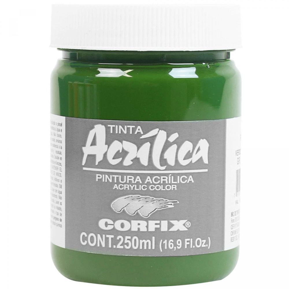 Tinta Acrílica Corfix Verde Oliva 111 G1  250Ml
