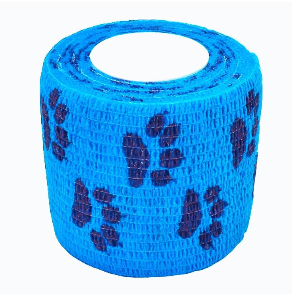 Bandagem 5Cm X 4,5Mt - Patinhas Azul