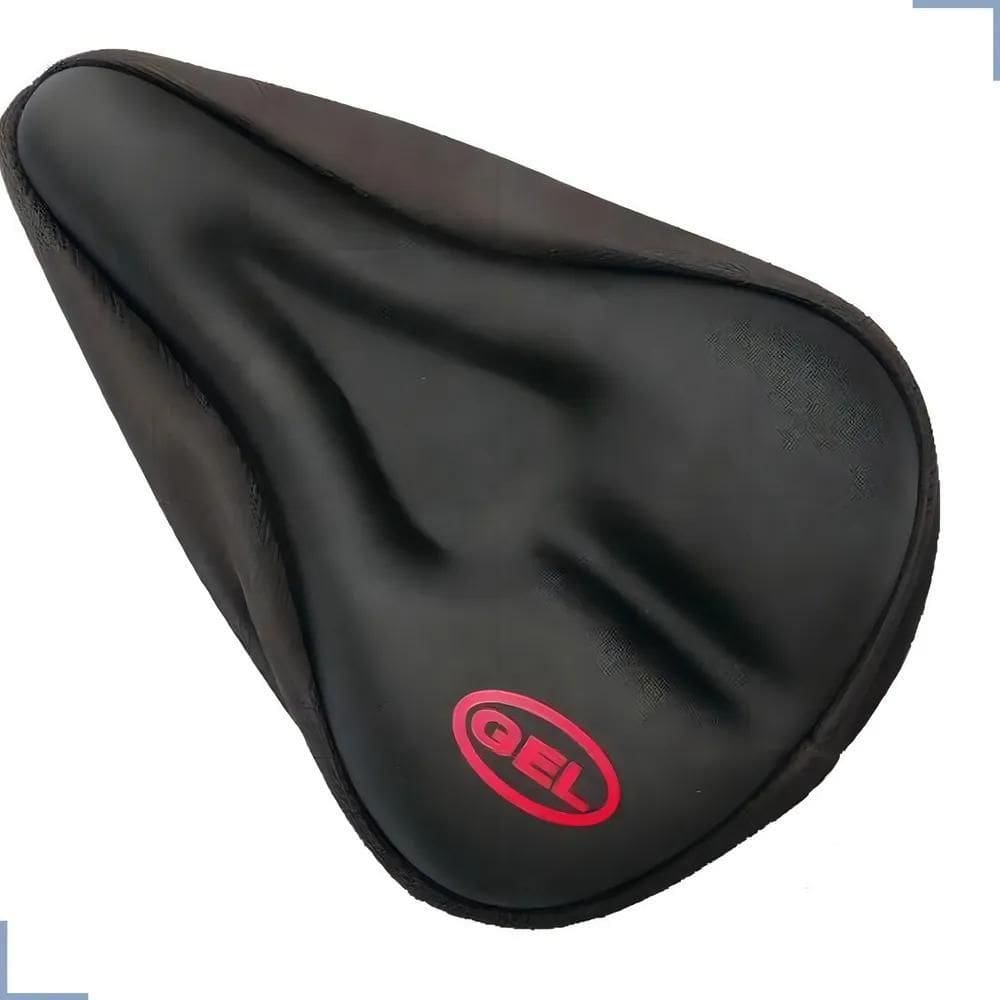 2X Capa Gel Banco Bike Selim Almofada Forro Bicicleta Ajustá