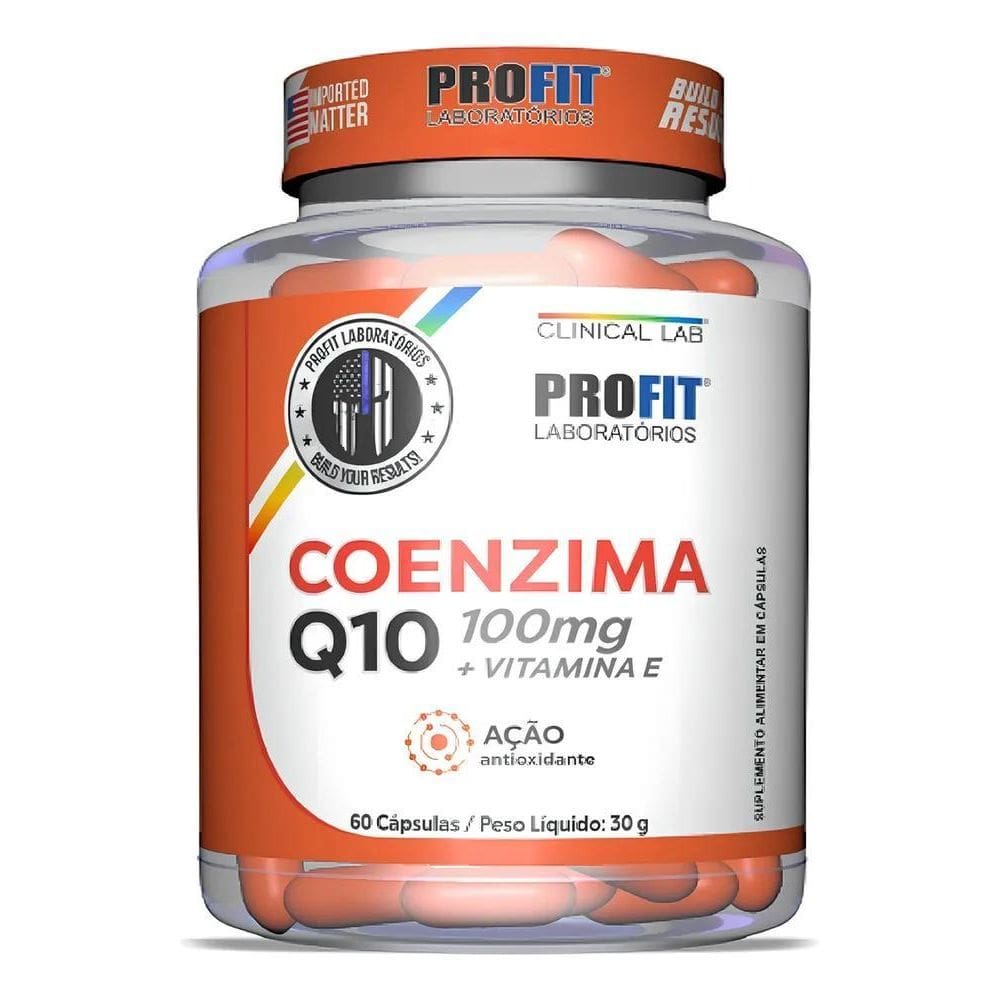 2X Coenzima Q10 100Mg + Vitamina E - Profit Sabor Sem Sabor