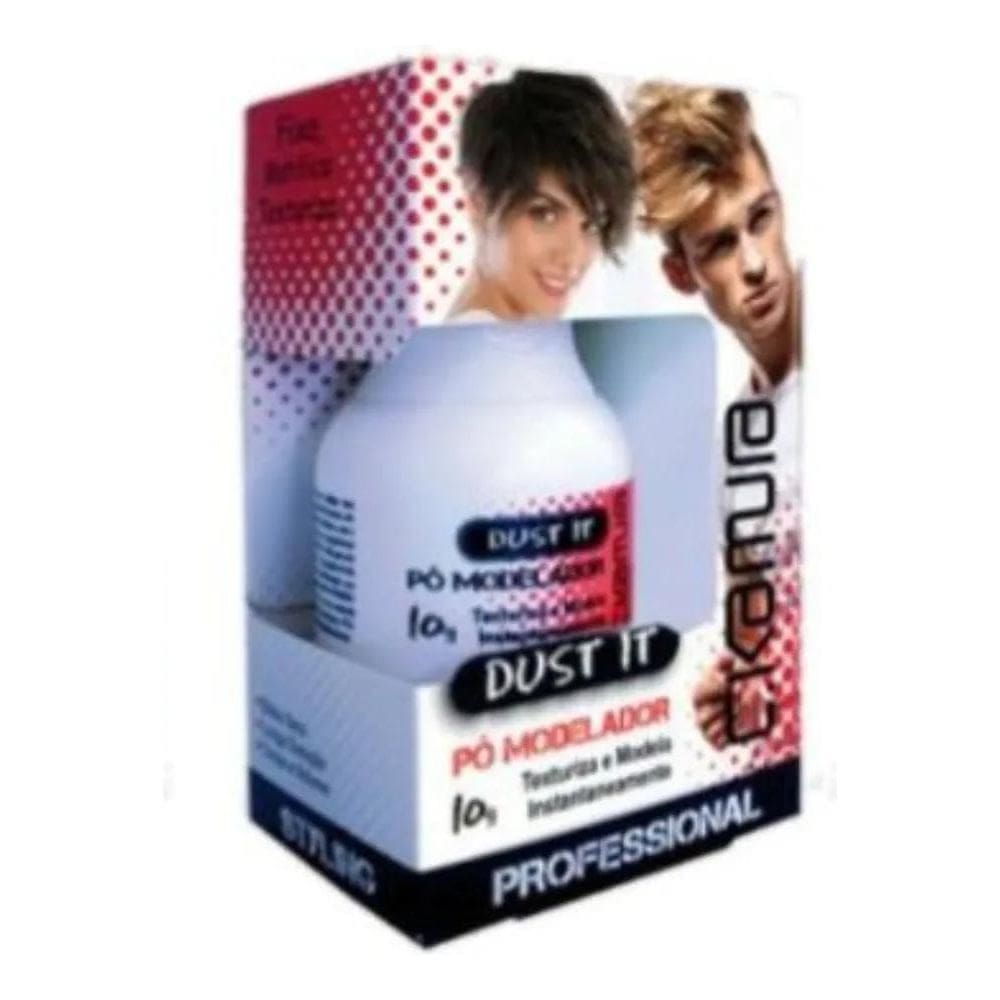 2X Pó Modelador Dust It C.Kamura Texturiza E Modela Instanta