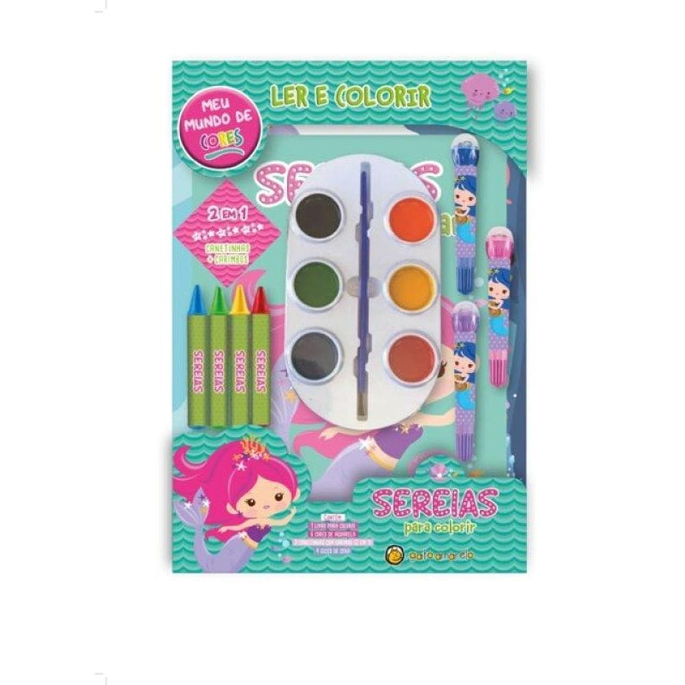 Meu Mundo De Cores - Sereias Para Colorir