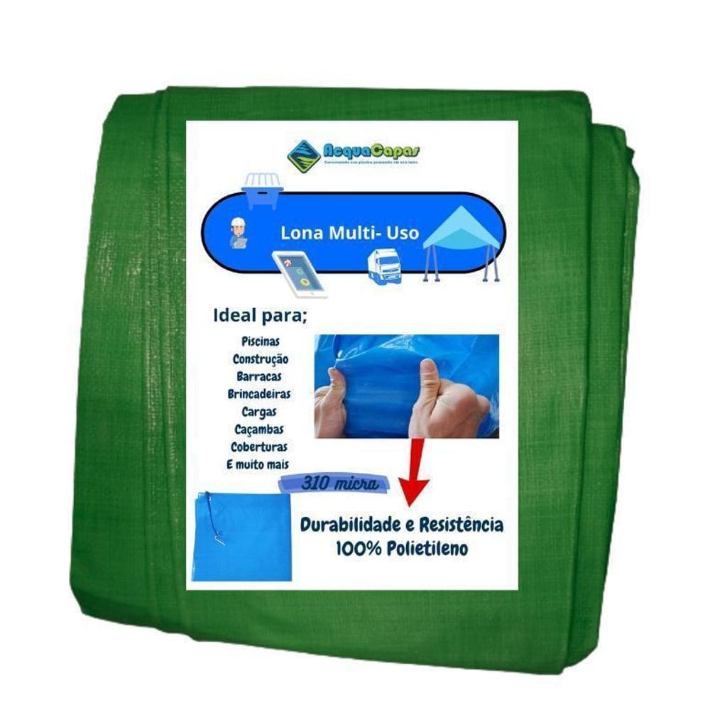 Lona Polietileno 7X4 Grossa 300 Micras Multiuso Impermeável