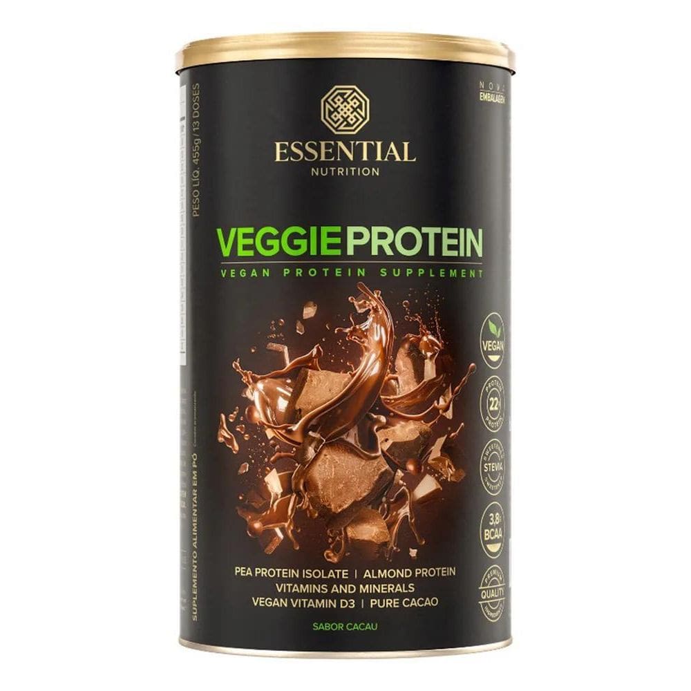 2X Vegan Protein Veggie 450G - Essential Nutrition Sabor Cac