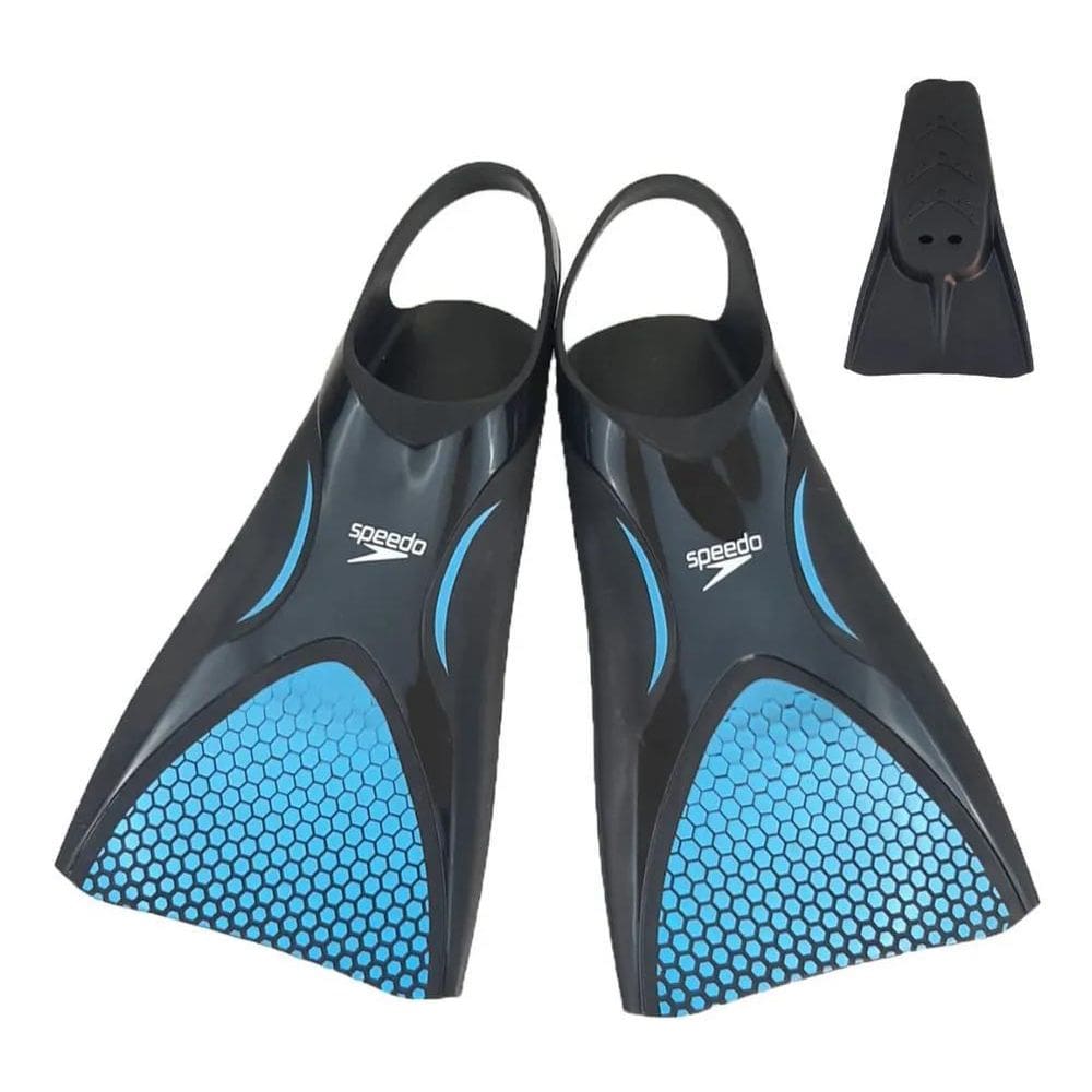 2X Nadadeira Natação Speedo Pé De Pato Power Fin Mergulho