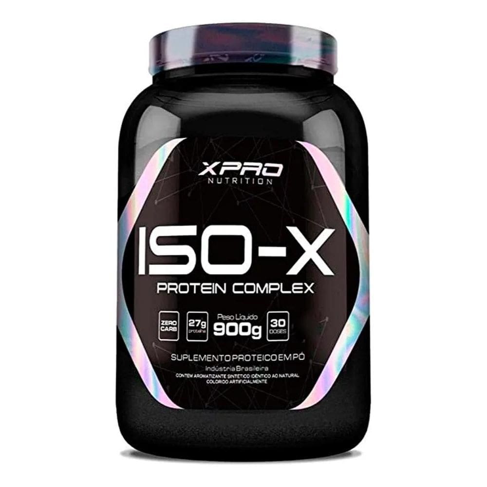 2X Whey Protein Iso-X 900G Xpro Nutrition Sabor Morango Prot