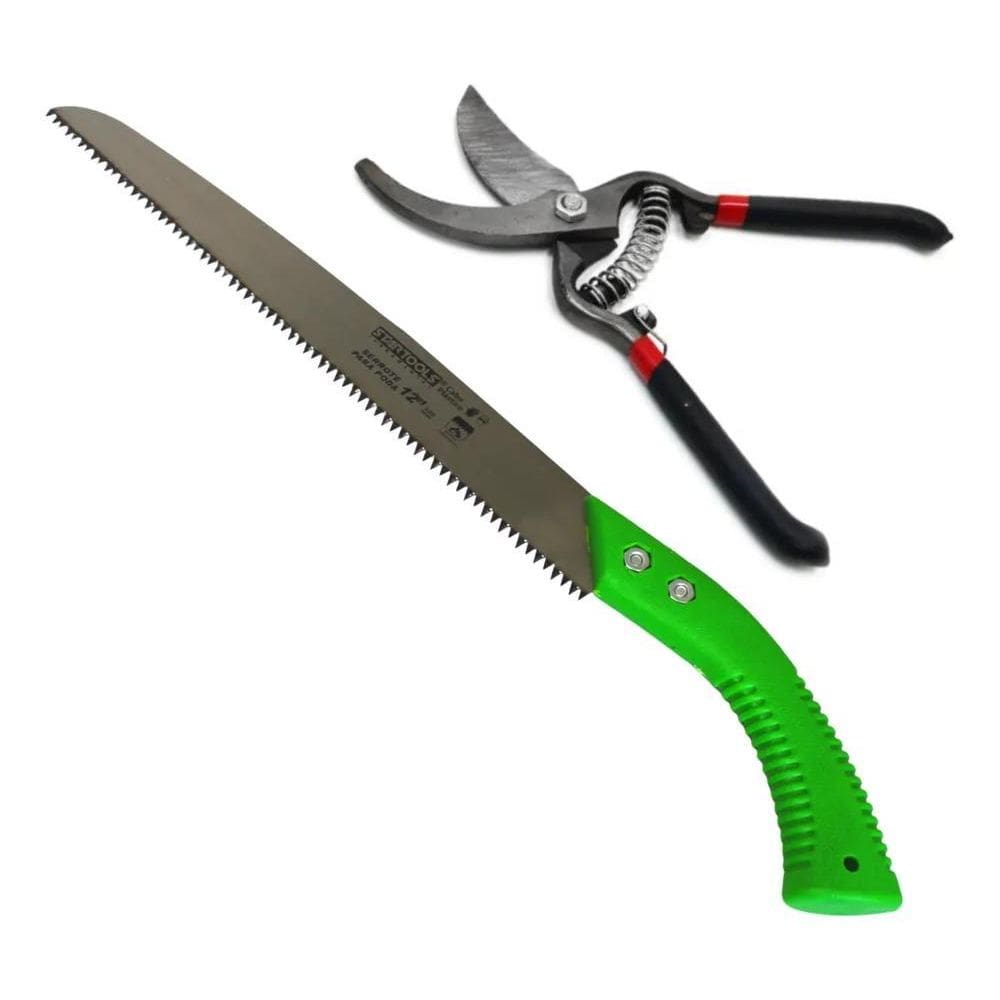 Serrote E Tesoura Para Poda Aparar Galhos Jardinagem