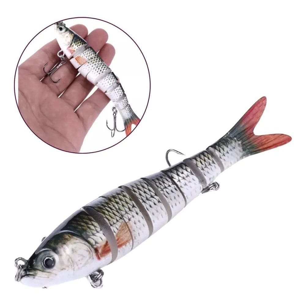 2X Isca Artificial Lambari G Articulada 8 Segmentos 14Cm - 2