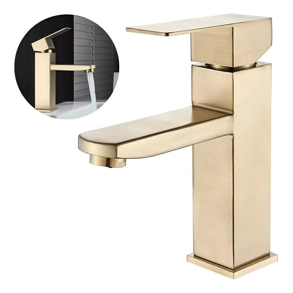 Torneira Bica Baixa Monocomando Misturador Banheiro Lavabo C