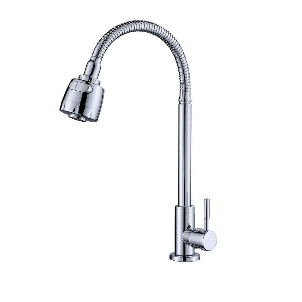 Torneira Gourmet Bancada/Mesa Cromada Duchaflexível 1/4Volta
