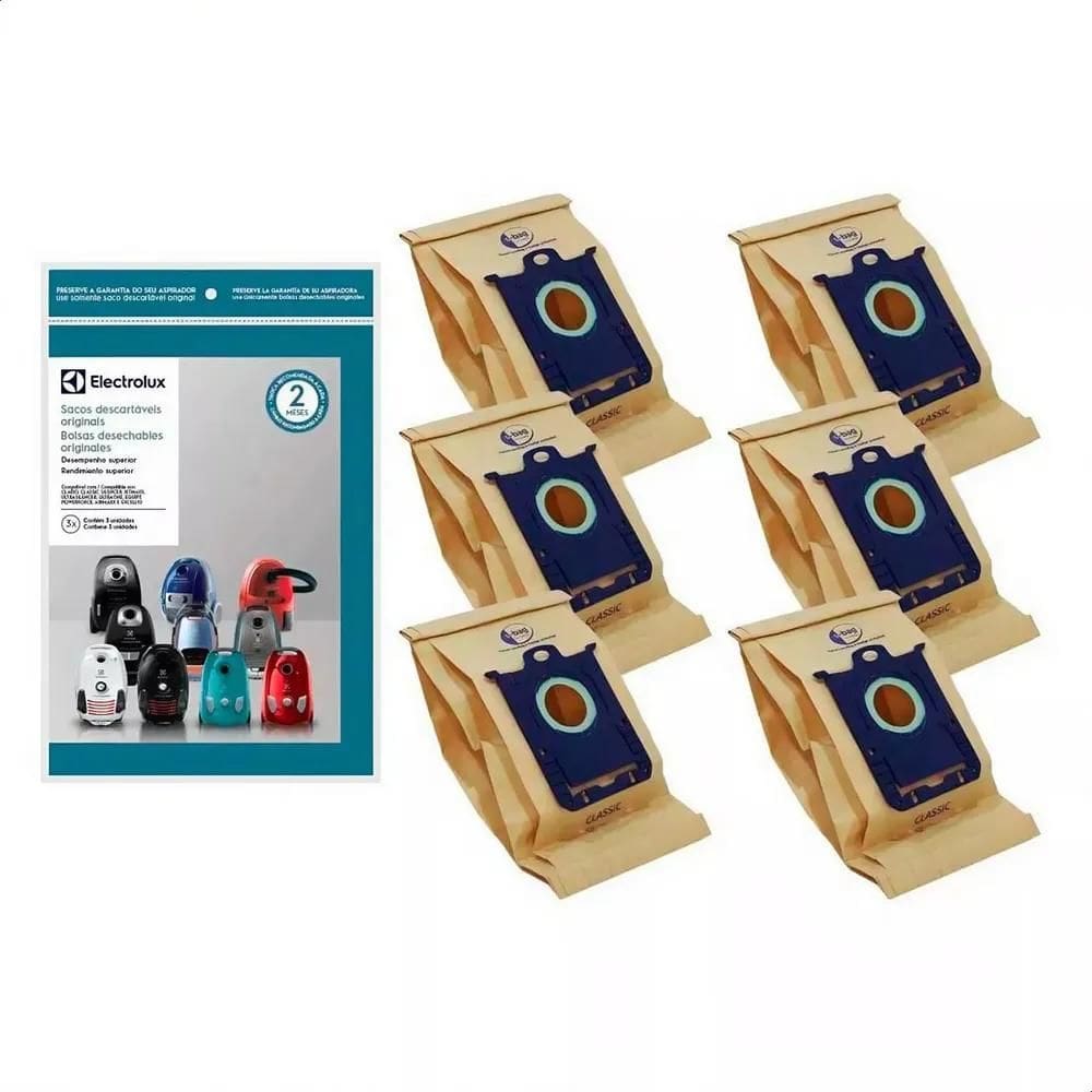 Saco Aspirador Electrolux Clario Ultraone Equipt Eqp20 6 Un