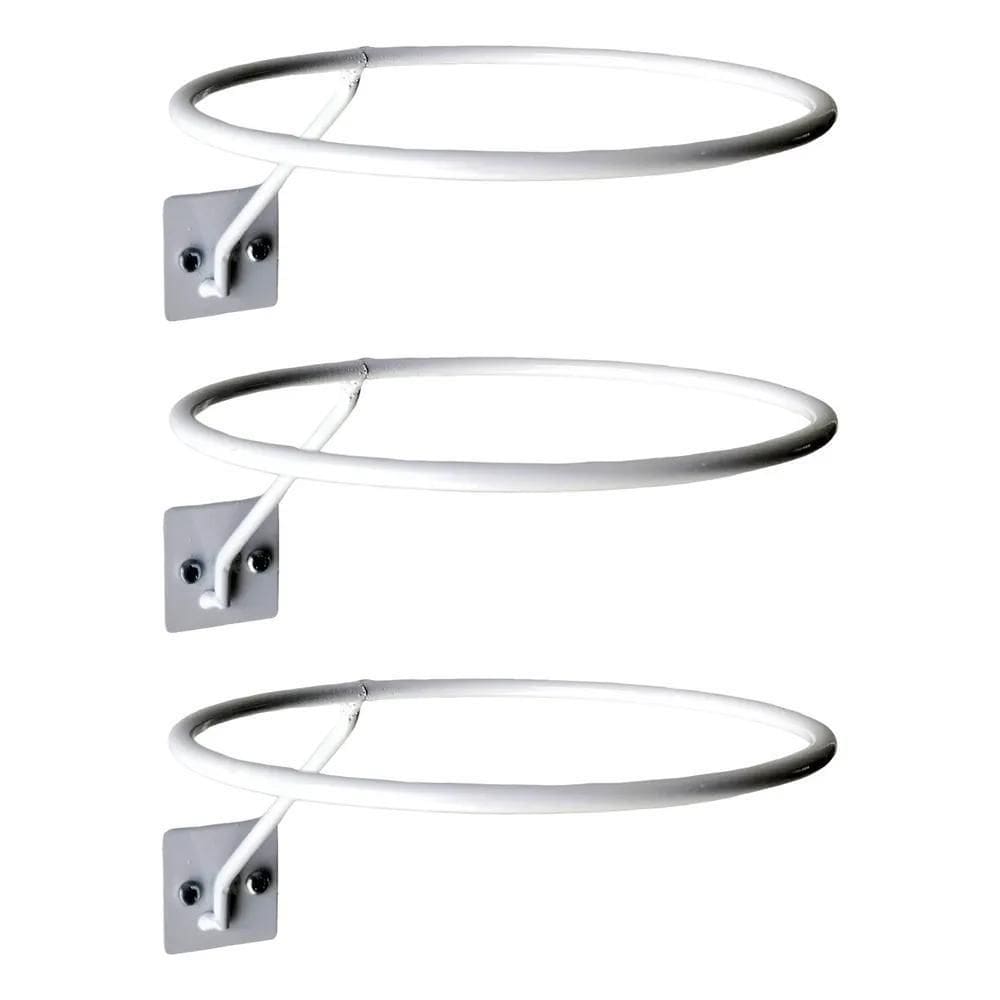 Bravo Esportes Kit 3 Suportes De Parede Para Bola De Futebol