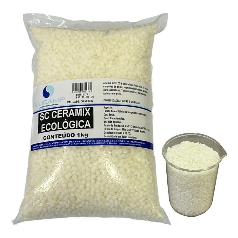 2X Sc Ceramix Cera Ecologica Soja Parafina Velas Lentilhada