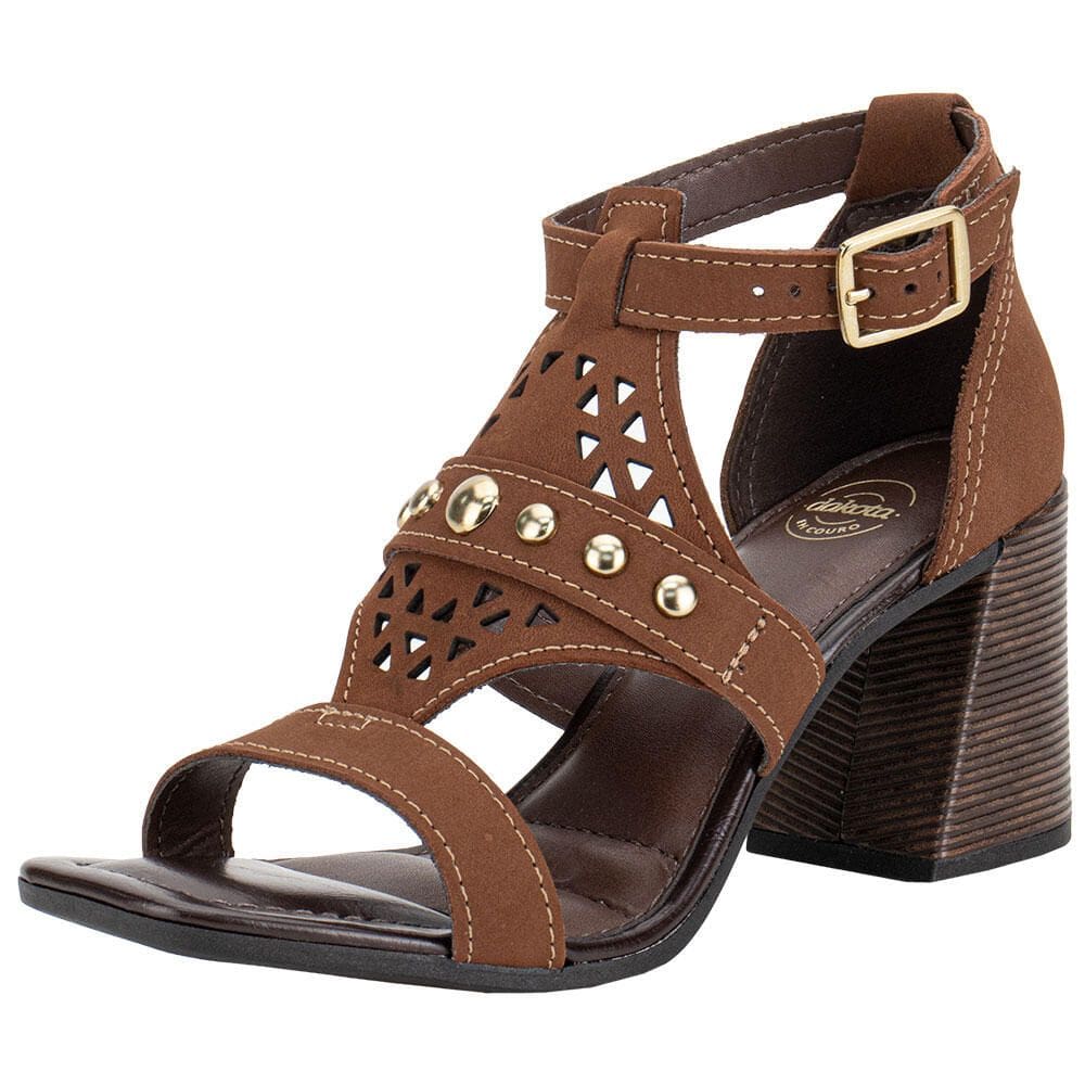 Sandália Feminina Salto Grosso Dakota Y9994