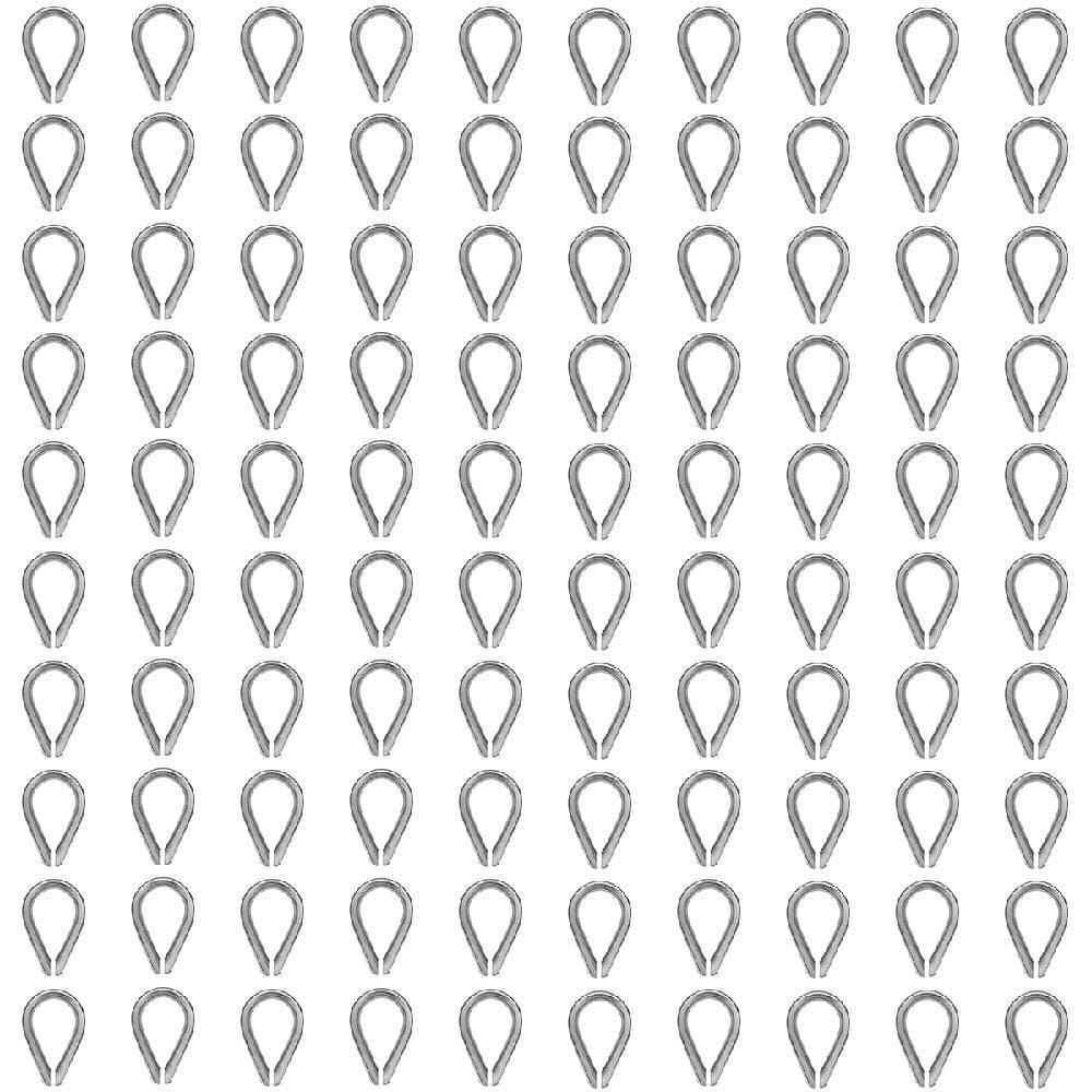 Sapatilha Cabo De Aço 3/16`` 8,0002 Com 100 Unidades Nord