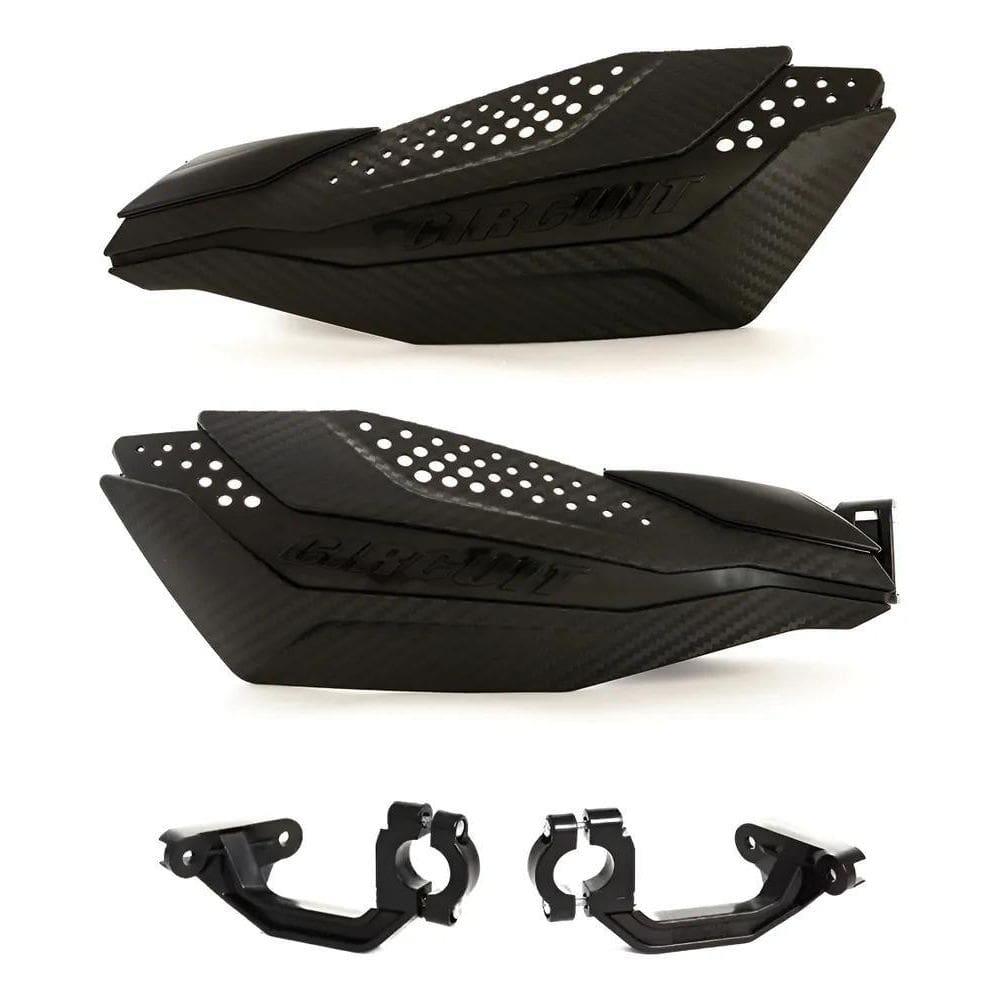 Protetor De Mão Circuit Dakar Motocross Cores Universal Pret