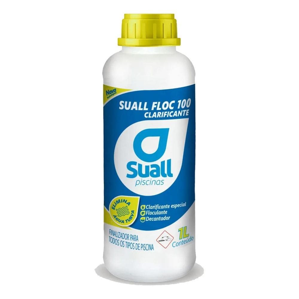 2X Clarificante Floculante Decantador Suall Floc Piscinas 1L