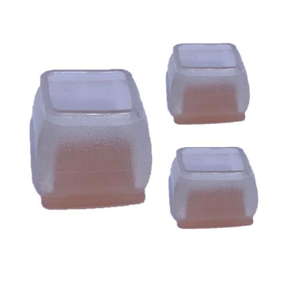 Kit 16 Proteção Pé Silicone Feltro 2.5 Até 3Cm/3.5 Até 4Cm