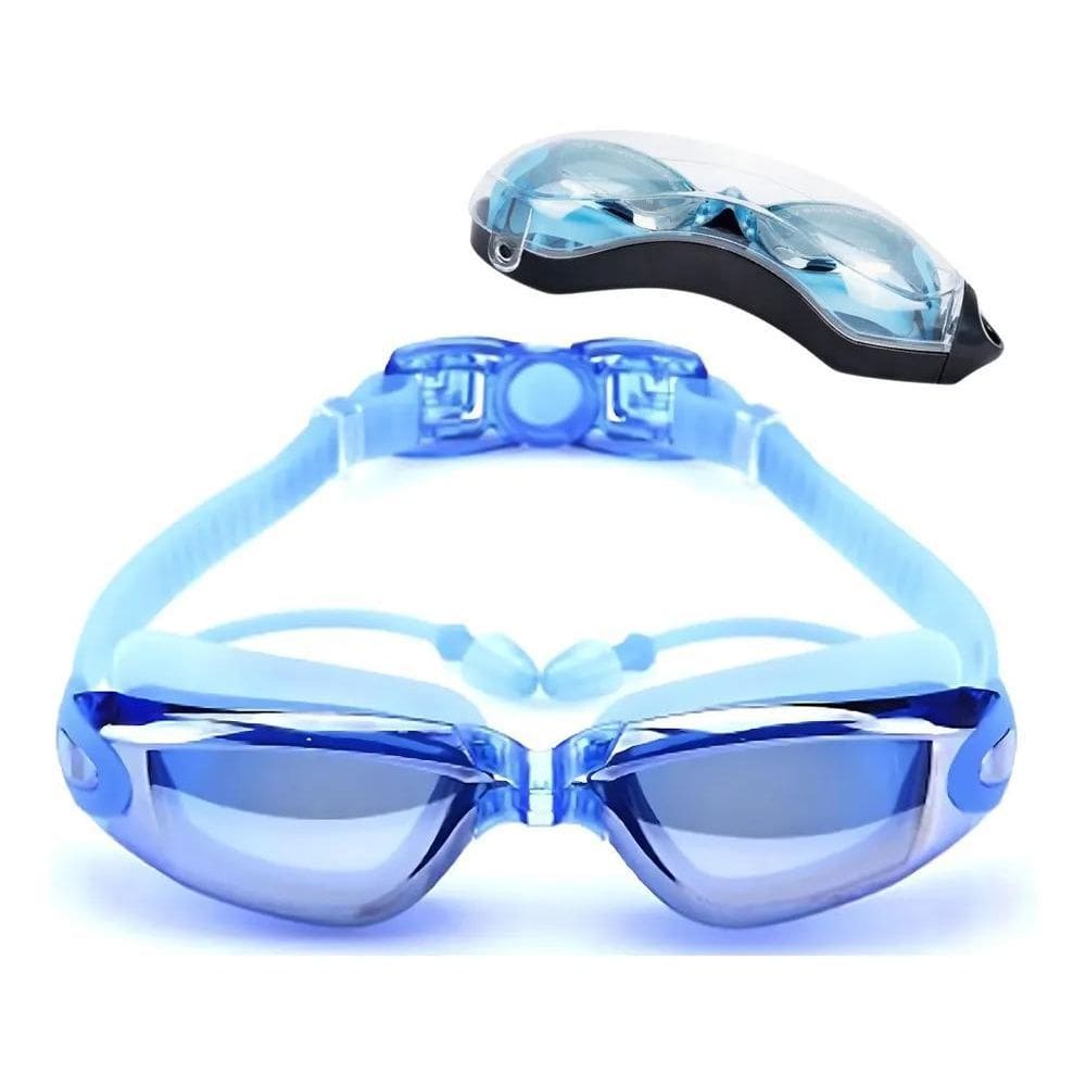 Óculos Natação Mergulho Piscina Com Lentes Uv H