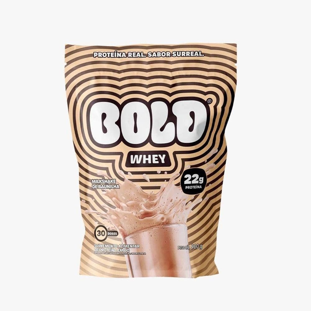 Bold Whey Refil  900G  - Sabor: Milkshake De Baunilha