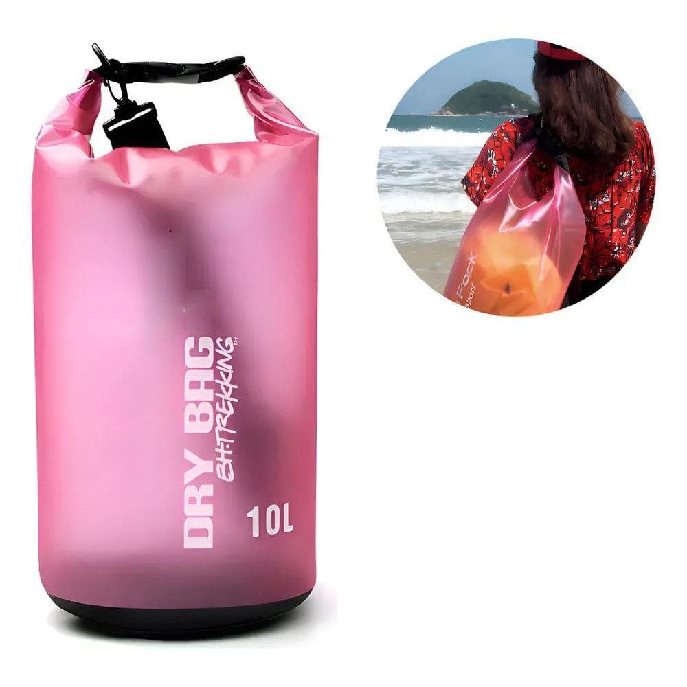 Saco Estanque 10 Litros Bolsa Impermeável Prova Dágua C Alça
